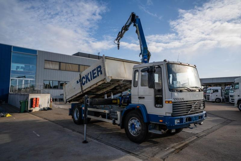 Volvo FL 619 - PK 9501 - Kipper, Autokran: das Bild 2 Volvo FL 619 - PK 9501 - Kipper, Autokran: das Bild 2