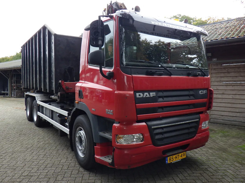 DAF CF 85 410 Euro 5 / Manual / Blad-Lucht / Boogie - Liftas / HTS Kabel / 9 T vooras / Palfinger G 100 L Crane - Seil Abrollkipper: das Bild 2 DAF CF 85 410 Euro 5 / Manual / Blad-Lucht / Boogie - Liftas / HTS Kabel / 9 T vooras / Palfinger G 100 L Crane - Seil Abrollkipper: das Bild 2