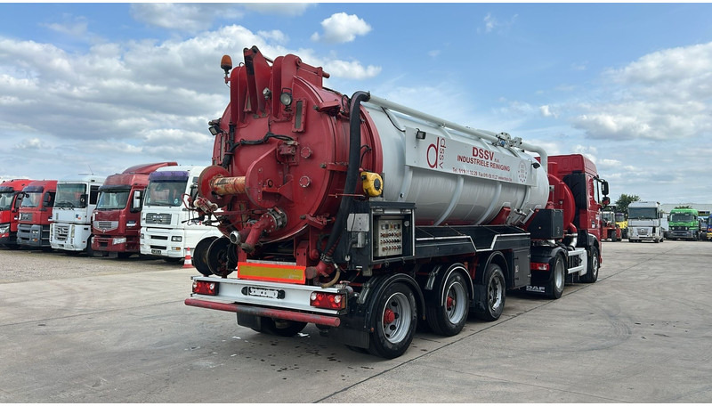 Saug-/ Spülfahrzeug DAF XF 460 (17500L / IPSAM VACUUM + HIGH PRESSURE / BELGIAN TRUCK + TRAILER / TOP CONDITION): das Bild 9