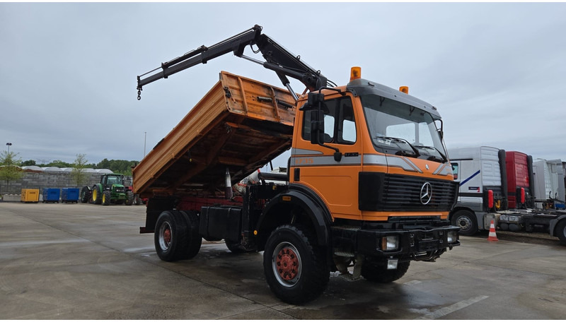 Mercedes-Benz SK 1735 (V8 2X TURBO / 4X4 / PARFAIT ETAT !!!! / GRUE / LAMES / GRAND PONT / TOP CONDITION !!!) - Kipper, Autokran: das Bild 3 Mercedes-Benz SK 1735 (V8 2X TURBO / 4X4 / PARFAIT ETAT !!!! / GRUE / LAMES / GRAND PONT / TOP CONDITION !!!) - Kipper, Autokran: das Bild 3