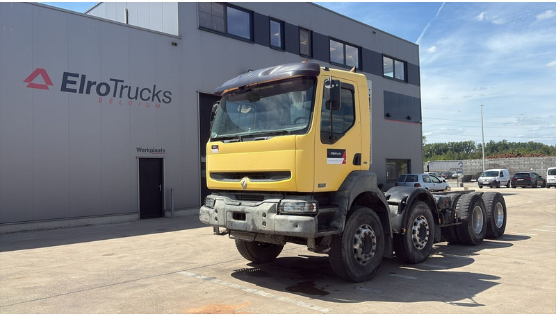 Renault KERAX 420 (BOITE MANUELLE / 8X4 / LAMES / MANUAL GEARBOX) - Fahrgestell LKW: das Bild 1 Renault KERAX 420 (BOITE MANUELLE / 8X4 / LAMES / MANUAL GEARBOX) - Fahrgestell LKW: das Bild 1