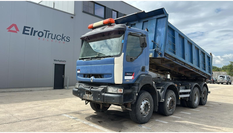 Renault KERAX 420 (BOITE MANUELLE / MANUAL GEARBOX / LAMES / GRAND PONT / GRAND BENNE) - Kipper: das Bild 1 Renault KERAX 420 (BOITE MANUELLE / MANUAL GEARBOX / LAMES / GRAND PONT / GRAND BENNE) - Kipper: das Bild 1