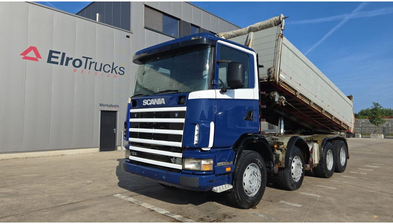 Scania 124-420 (BIG AXLE / GRAND PONT / LAMES / STEEL SUSP. / MANUAL GEARBOX / BOITE MANUELLE) - Kipper: das Bild 1 Scania 124-420 (BIG AXLE / GRAND PONT / LAMES / STEEL SUSP. / MANUAL GEARBOX / BOITE MANUELLE) - Kipper: das Bild 1