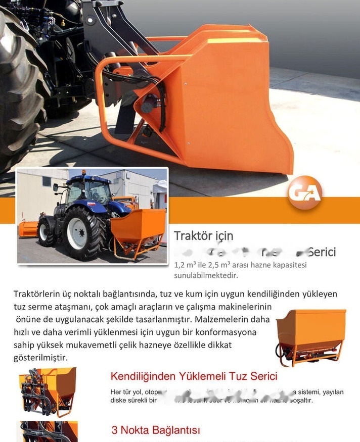 Galen Salt Spreader for tractor - Salzstreuer: das Bild 1 Galen Salt Spreader for tractor - Salzstreuer: das Bild 1
