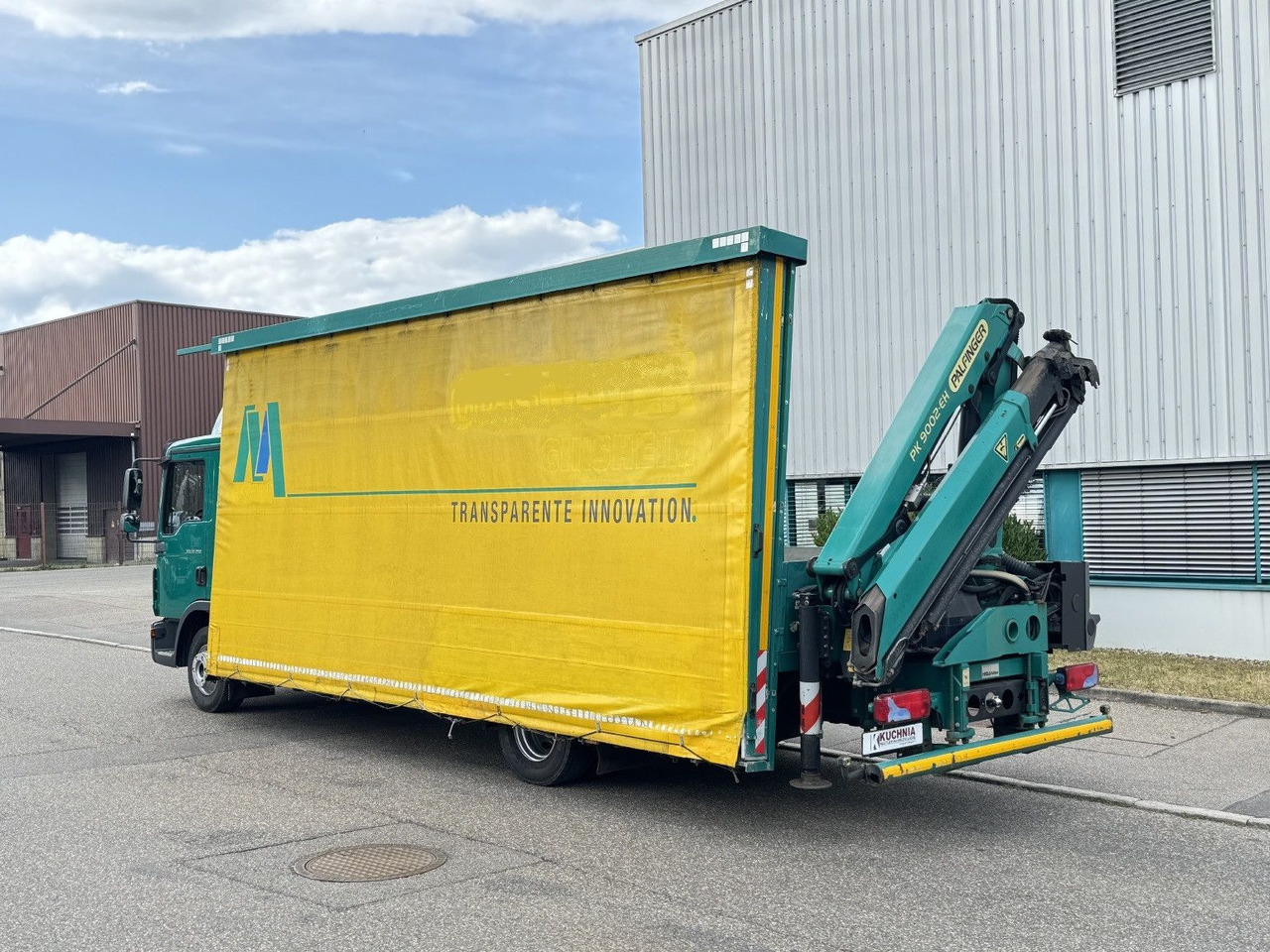 MAN TGL 12.250 Glastransport Kran PK9002 Funk Klima - Autokran: das Bild 5 MAN TGL 12.250 Glastransport Kran PK9002 Funk Klima - Autokran: das Bild 5