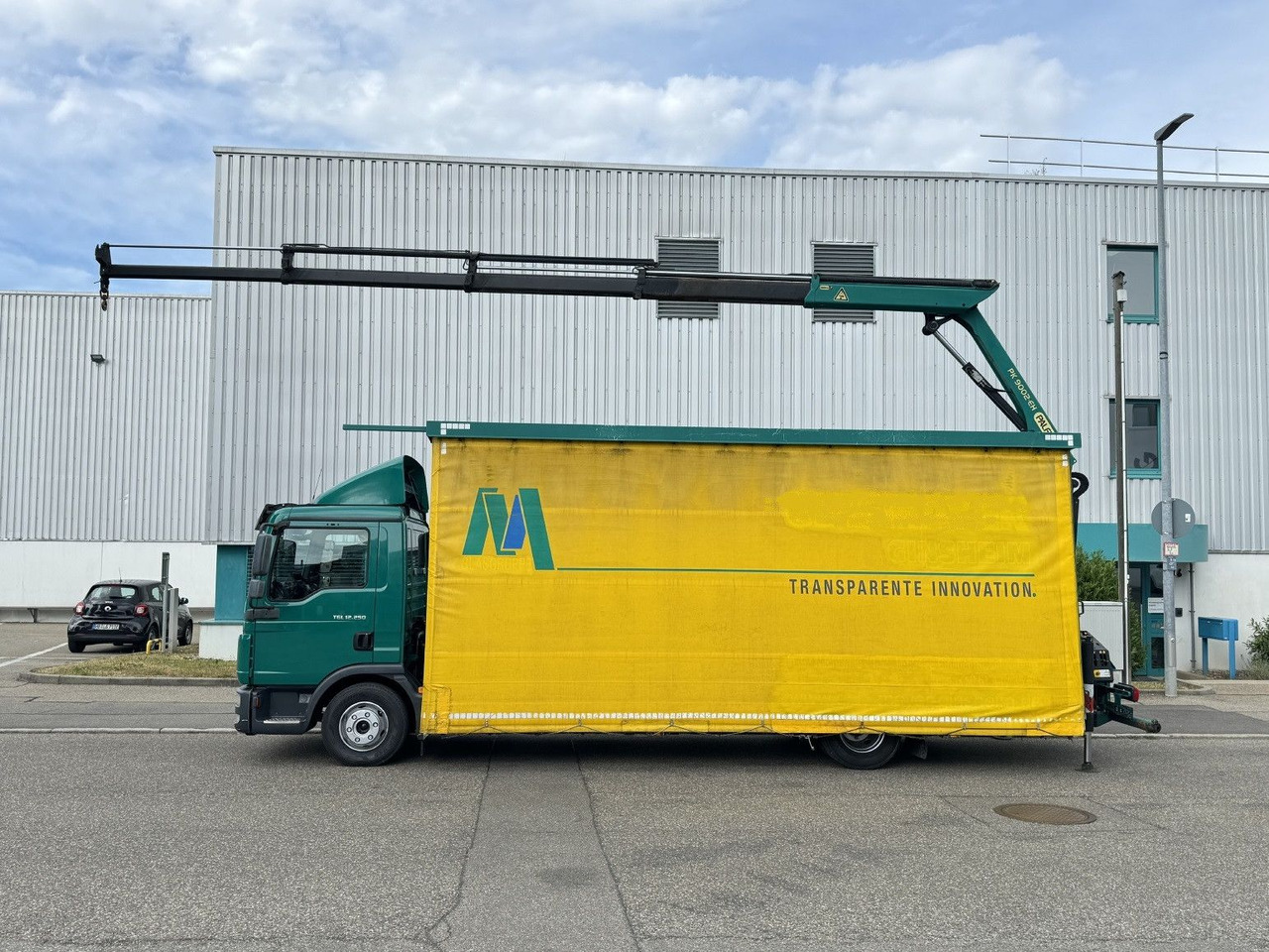 MAN TGL 12.250 Glastransport Kran PK9002 Funk Klima - Autokran: das Bild 4 MAN TGL 12.250 Glastransport Kran PK9002 Funk Klima - Autokran: das Bild 4