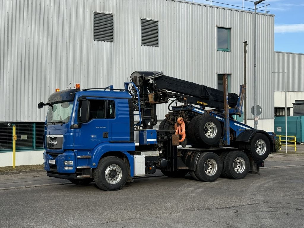 MAN TGS 26.480 6x4 BB Langholz+DOLL M114 LogliftF251 - Holztransporter, Autokran: das Bild 1 MAN TGS 26.480 6x4 BB Langholz+DOLL M114 LogliftF251 - Holztransporter, Autokran: das Bild 1