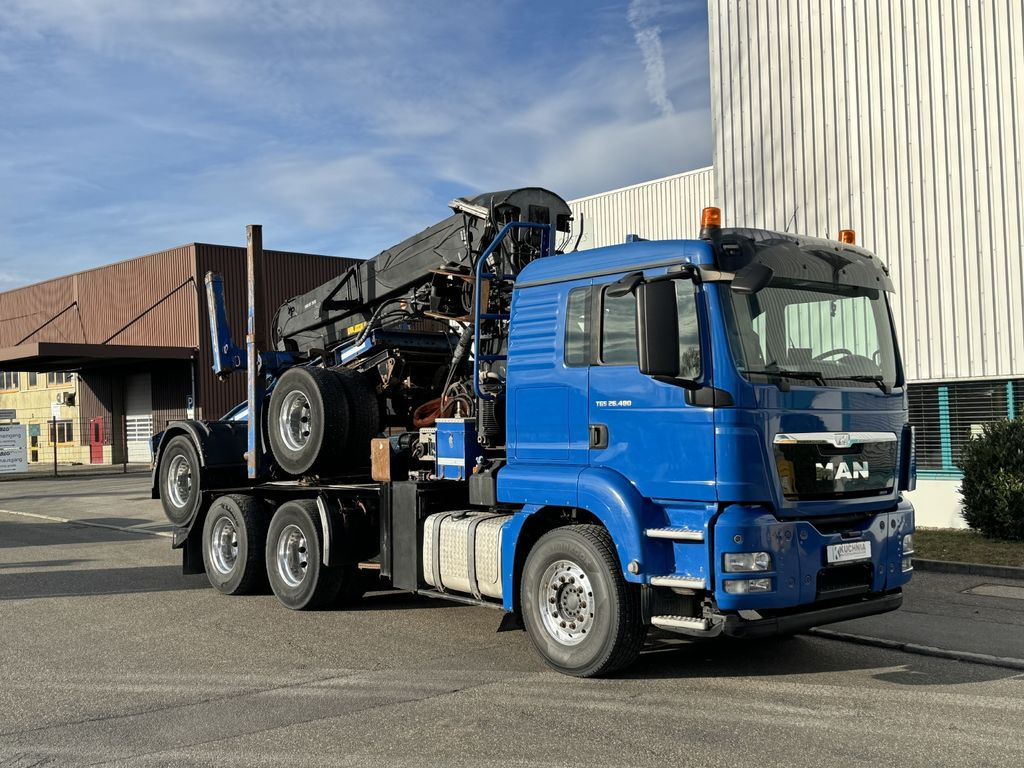 MAN TGS 26.480 6x4 BB Langholz+DOLL M114 LogliftF251 - Holztransporter, Autokran: das Bild 3 MAN TGS 26.480 6x4 BB Langholz+DOLL M114 LogliftF251 - Holztransporter, Autokran: das Bild 3