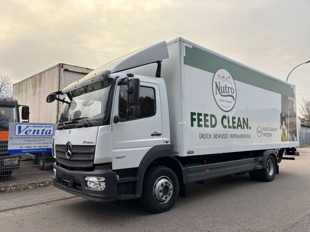 Mercedes-Benz Atego III 1327, Euro-6d, Klima, LBW, Kamera - Koffer LKW: das Bild 1 Mercedes-Benz Atego III 1327, Euro-6d, Klima, LBW, Kamera - Koffer LKW: das Bild 1