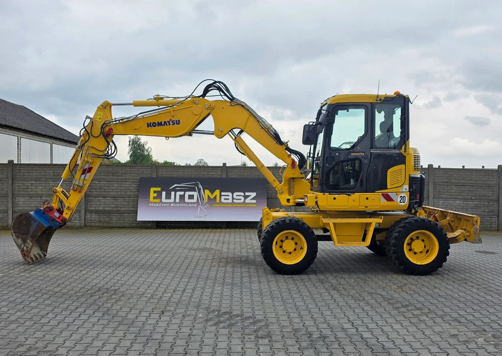 Komatsu PW 98MR-8, 2017 ROK, 5200 MTH, BEZ DPF i ADBLUE - Mobilbagger: das Bild 2 Komatsu PW 98MR-8, 2017 ROK, 5200 MTH, BEZ DPF i ADBLUE - Mobilbagger: das Bild 2