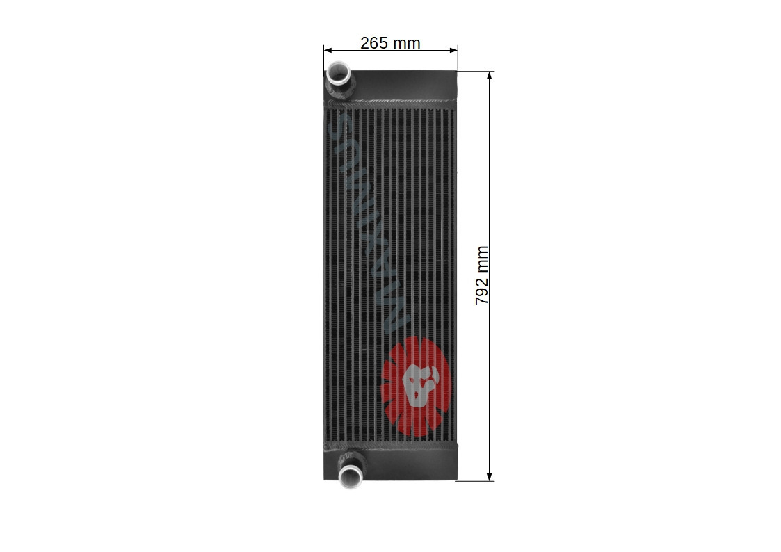MANITOU MLT634-120 735-120 741-120 - Kühler für Teleskoplader: das Bild 2 MANITOU MLT634-120 735-120 741-120 - Kühler für Teleskoplader: das Bild 2