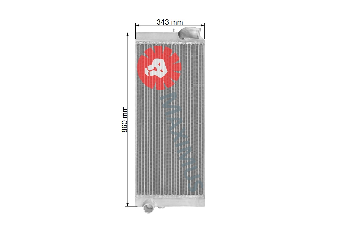 MANITOU MLT735 - Kühler für Teleskoplader: das Bild 3 MANITOU MLT735 - Kühler für Teleskoplader: das Bild 3