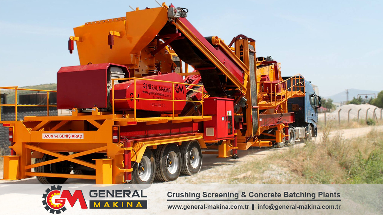 Backenbrecher, Zustand - NEU GENERAL MAKİNA Mobile Crushing System With Jaw Crusher: das Bild 8