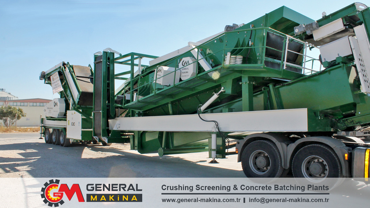 Backenbrecher, Zustand - NEU GENERAL MAKİNA Mobile Crushing System With Jaw Crusher: das Bild 11