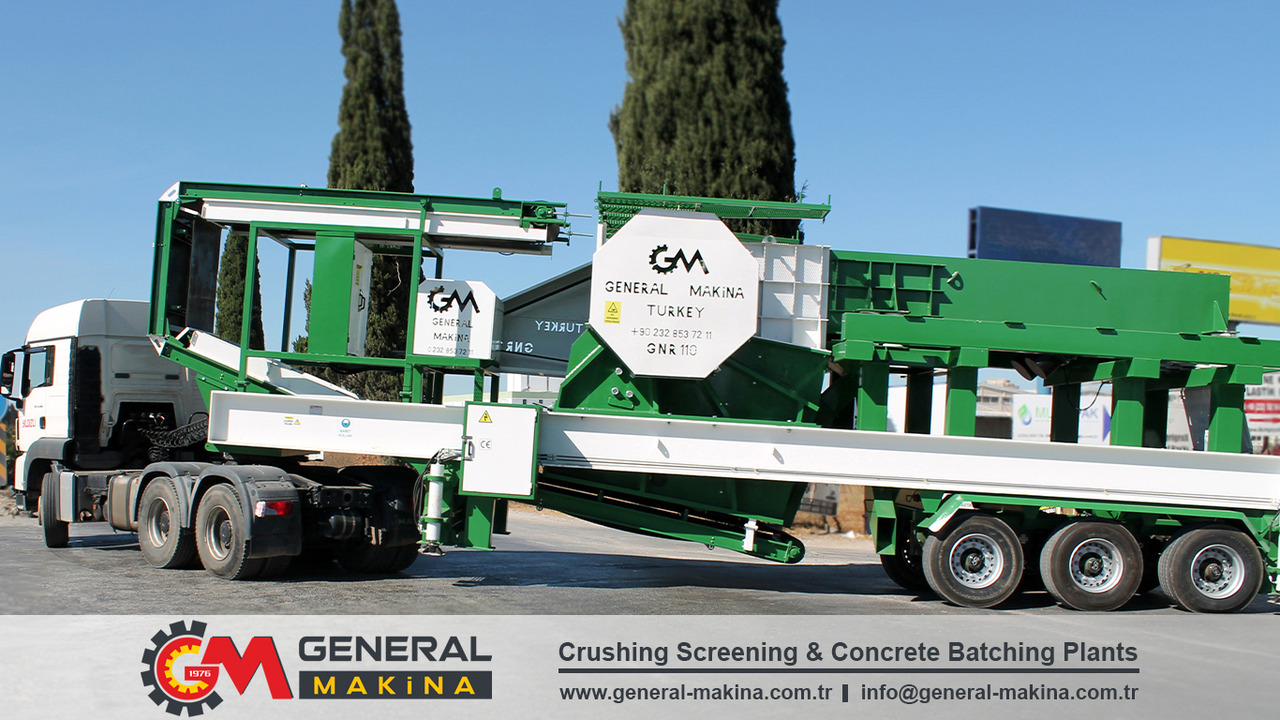 Backenbrecher, Zustand - NEU GENERAL MAKİNA Mobile Crushing System With Jaw Crusher: das Bild 6