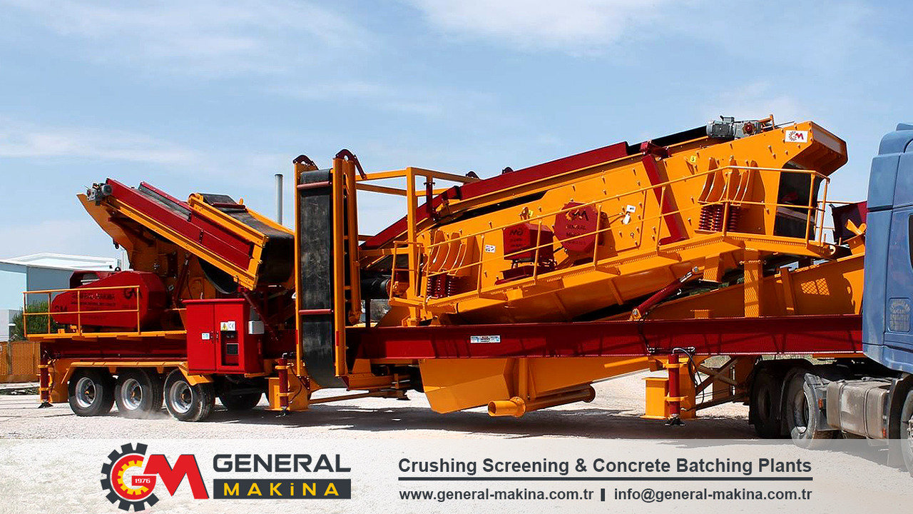 Backenbrecher, Zustand - NEU GENERAL MAKİNA Mobile Crushing System With Jaw Crusher: das Bild 10