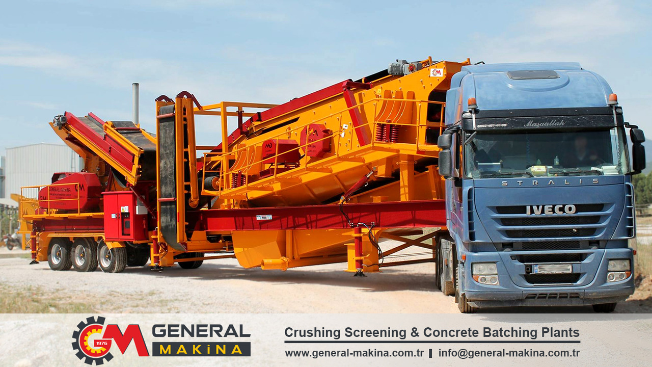 Backenbrecher, Zustand - NEU GENERAL MAKİNA Mobile Crushing System With Jaw Crusher: das Bild 9