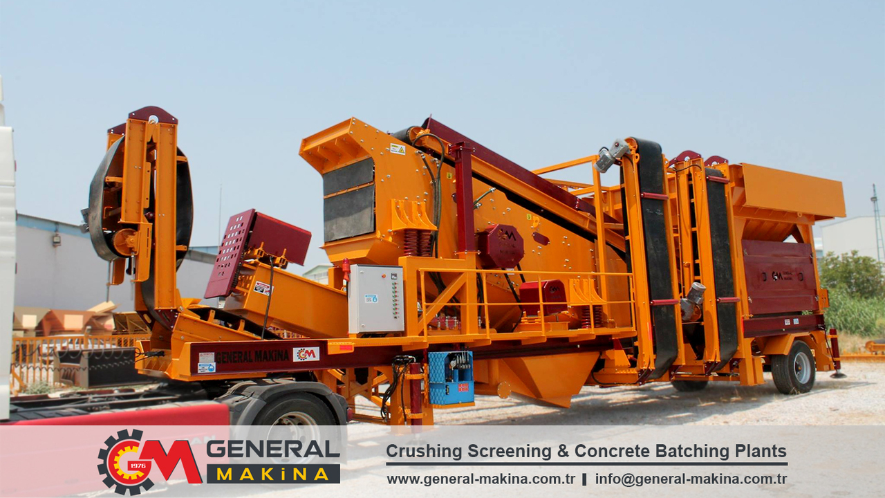 Siebmaschine, Zustand - NEU General Makina 1240 Mobile Screening and Washing Plant: das Bild 7