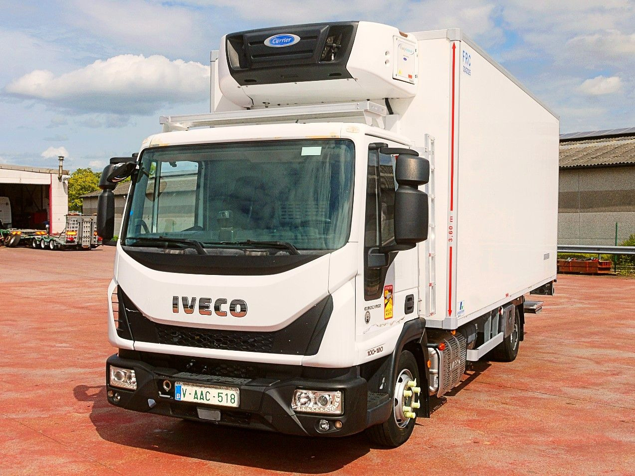 Iveco 100E19 KUHLKOFFER CARRIER SUPRA 550 luft fed A/C - Kühlkoffer LKW: das Bild 5 Iveco 100E19 KUHLKOFFER CARRIER SUPRA 550 luft fed A/C - Kühlkoffer LKW: das Bild 5