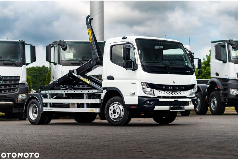 Mitsubishi Fuso 9C18 + KING HZ6R Hooklift - Abrollkipper: das Bild 1 Mitsubishi Fuso 9C18 + KING HZ6R Hooklift - Abrollkipper: das Bild 1