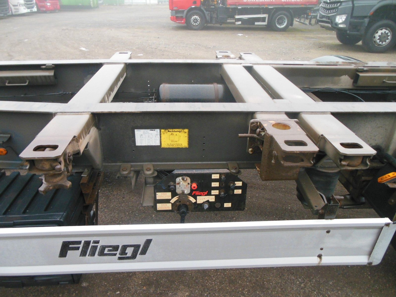 Container/ Wechselfahrgestell Auflieger Fliegl SDS 380 GOOSENECK, BPW: das Bild 7