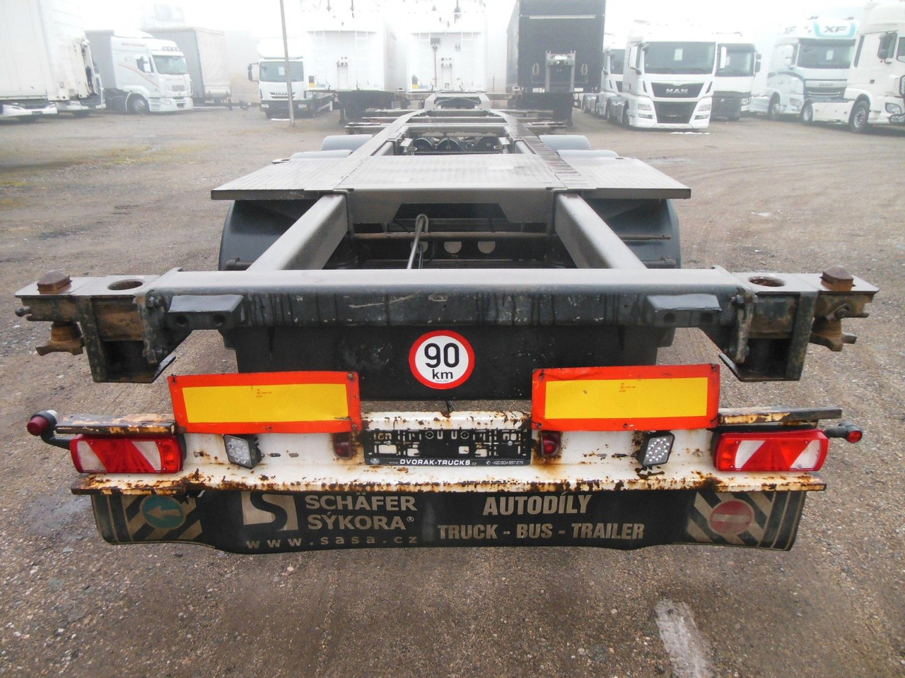 Container/ Wechselfahrgestell Auflieger Fliegl SDS 380 GOOSENECK, BPW: das Bild 16