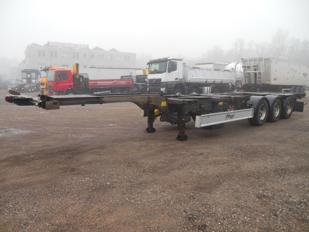 Fliegl SDS 380 GOOSENECK, BPW - Container/ Wechselfahrgestell Auflieger: das Bild 1 Fliegl SDS 380 GOOSENECK, BPW - Container/ Wechselfahrgestell Auflieger: das Bild 1