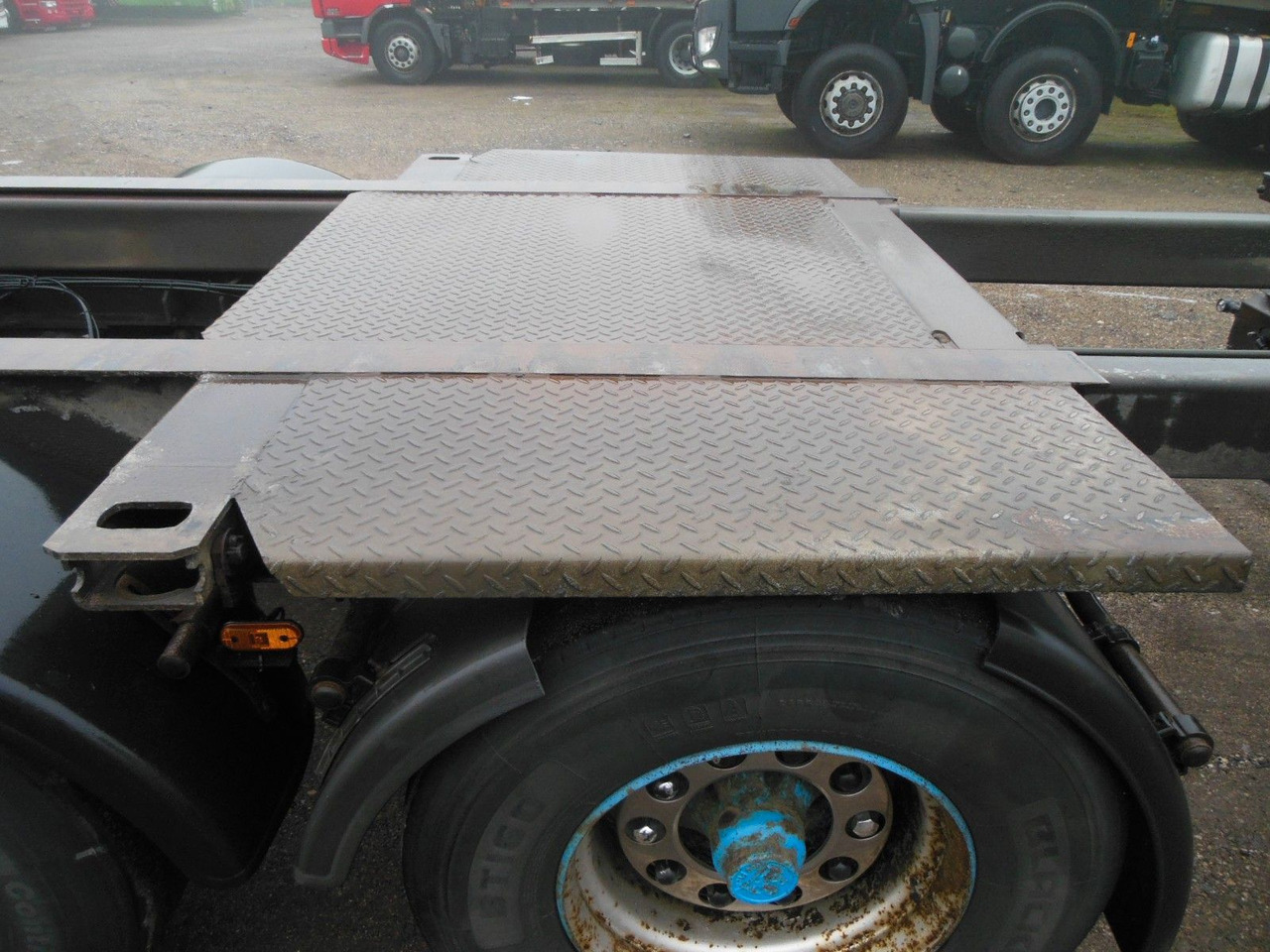 Container/ Wechselfahrgestell Auflieger Fliegl SDS 380 GOOSENECK, BPW: das Bild 8