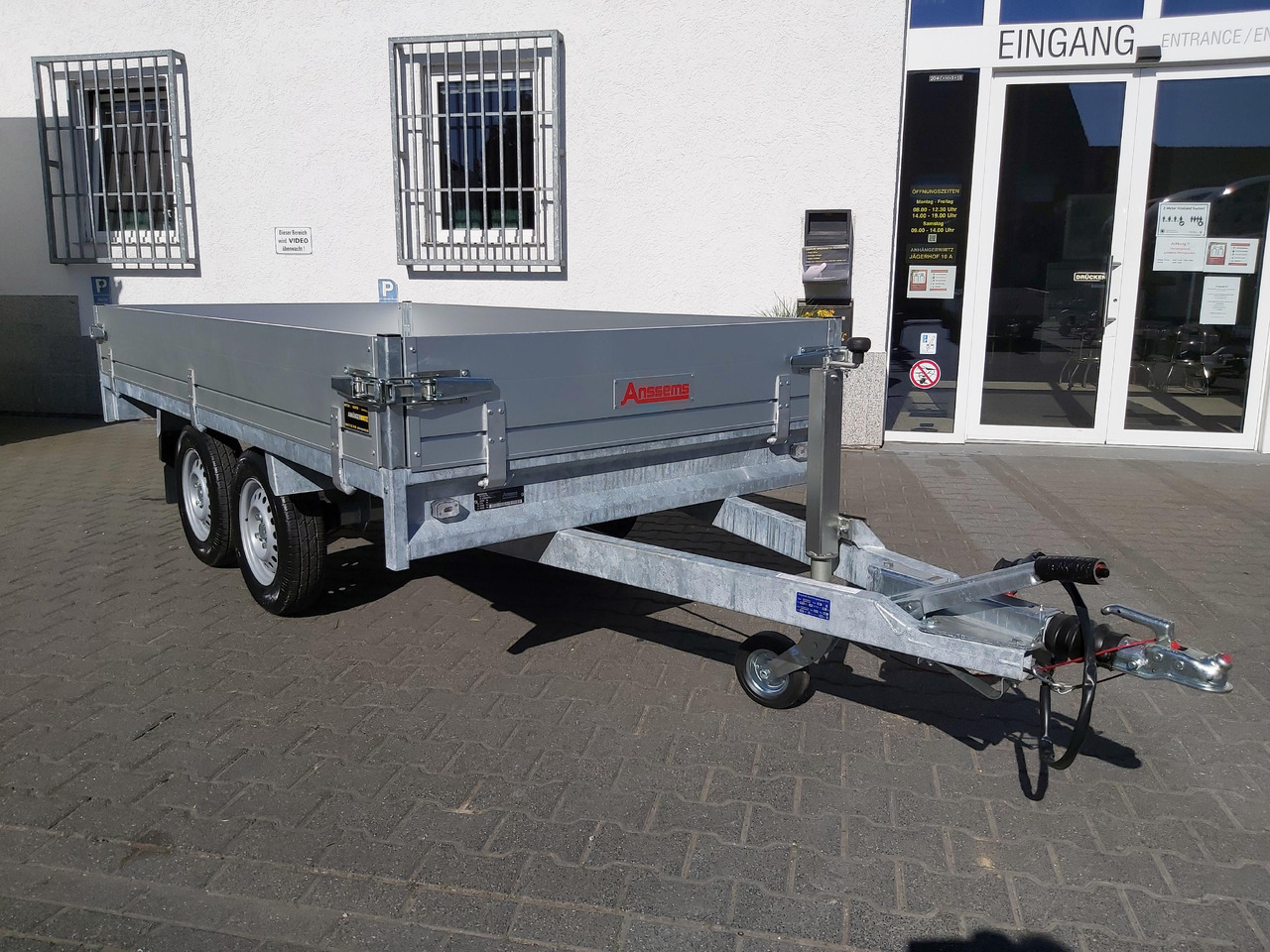 Anssems Hochlader PSX - S 2000 305x153x30cm (M) 2000kg - Pritschenanhänger/ Plattformanhänger: das Bild 5 Anssems Hochlader PSX - S 2000 305x153x30cm (M) 2000kg - Pritschenanhänger/ Plattformanhänger: das Bild 5