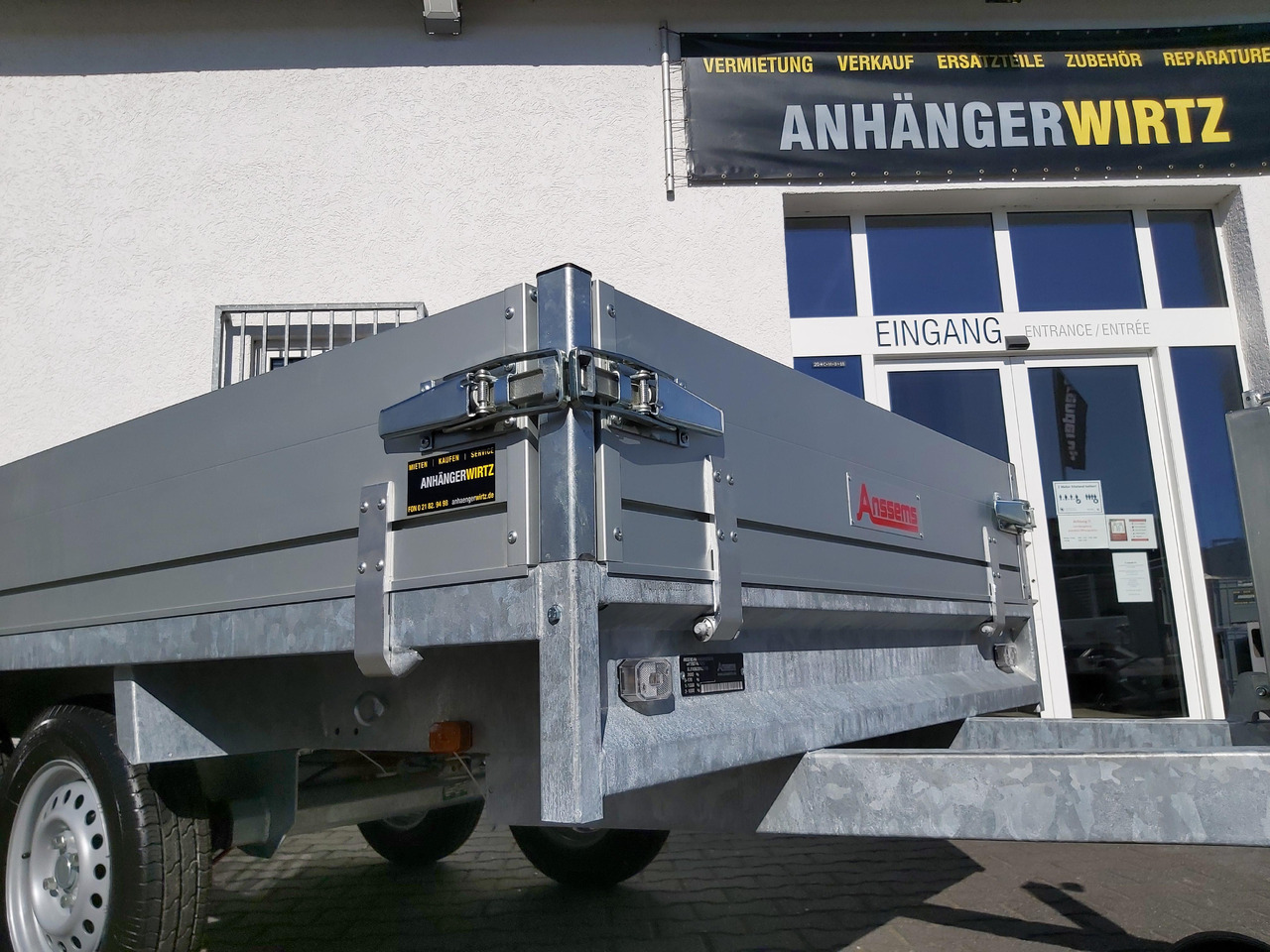 Anssems Hochlader PSX - S 2500 305x153x30cm (M) 2500kg preorder Aktion online - Pritschenanhänger/ Plattformanhänger: das Bild 4 Anssems Hochlader PSX - S 2500 305x153x30cm (M) 2500kg preorder Aktion online - Pritschenanhänger/ Plattformanhänger: das Bild 4