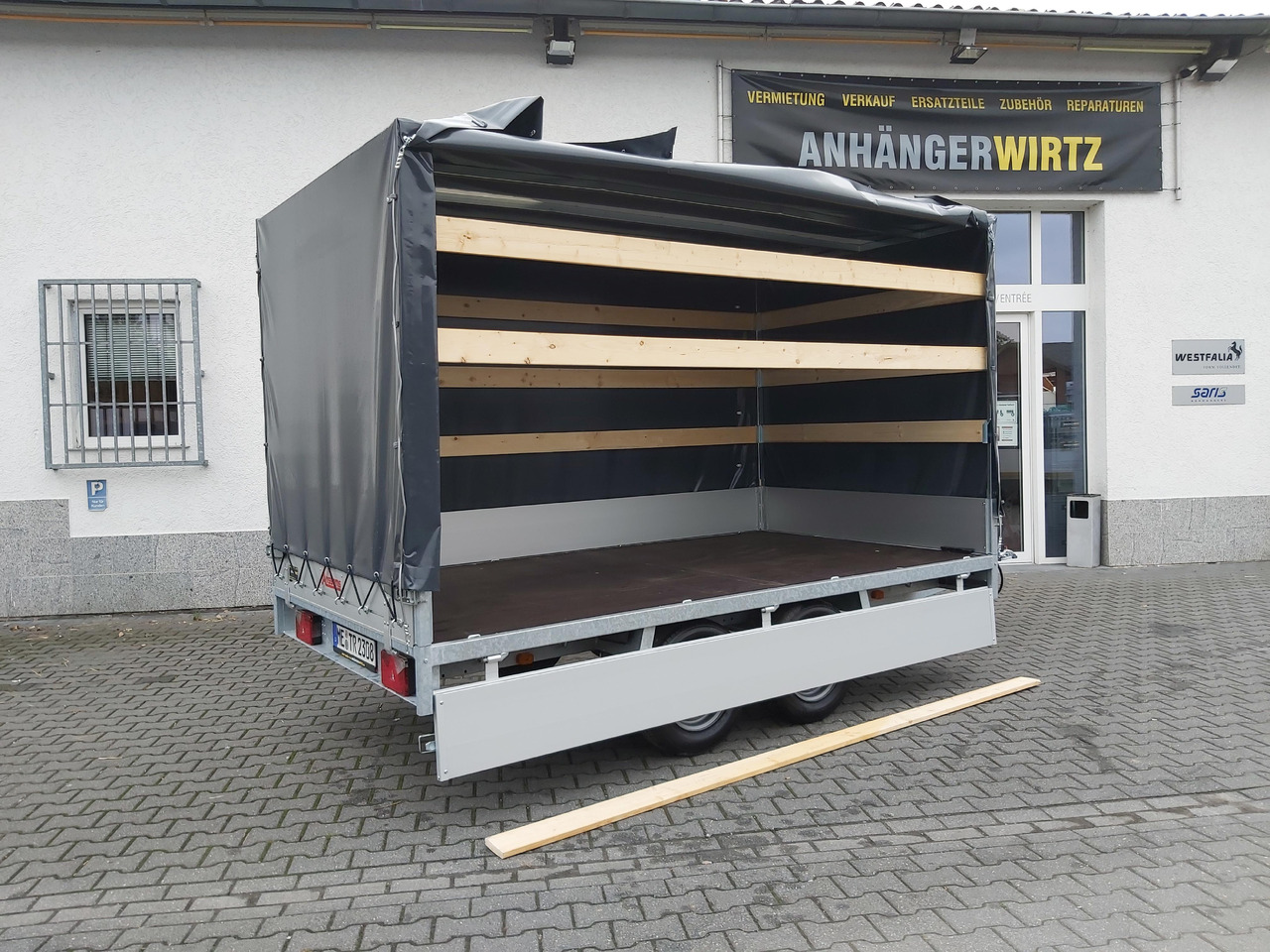 Anssems Hochlader PSX - S 2500 325x178x30cm 180cm Hochplane grau (L) 2500kg Aktion - Planenanhänger: das Bild 2 Anssems Hochlader PSX - S 2500 325x178x30cm 180cm Hochplane grau (L) 2500kg Aktion - Planenanhänger: das Bild 2