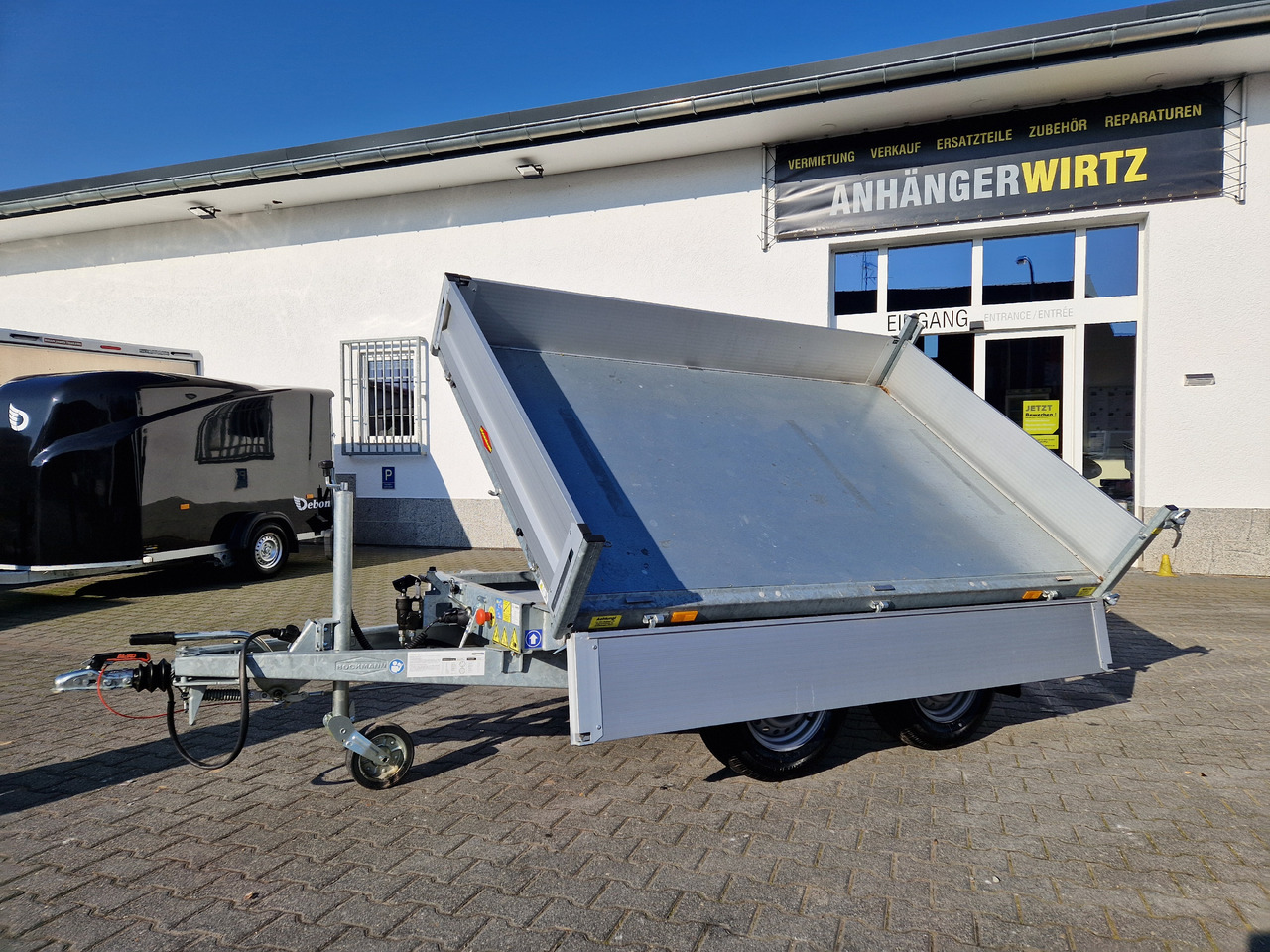 Kipper Anhänger Böckmann Kipper DK AL 2516/27 256x165x30cm Elektro + NHP Pendel (S) 2700kg: das Bild 13