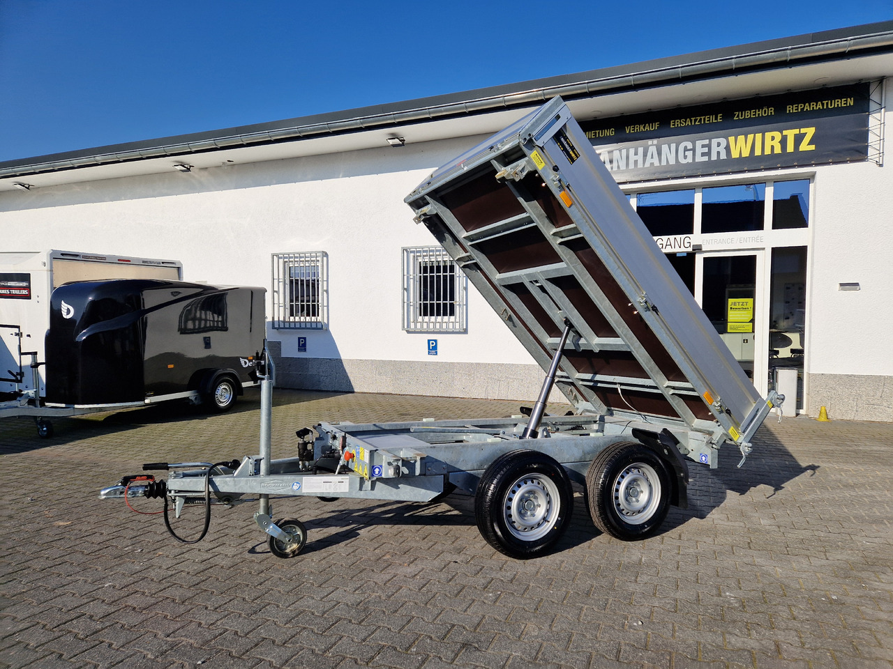 Kipper Anhänger Böckmann Kipper DK AL 2516/27 256x165x30cm Elektro + NHP Pendel (S) 2700kg: das Bild 6
