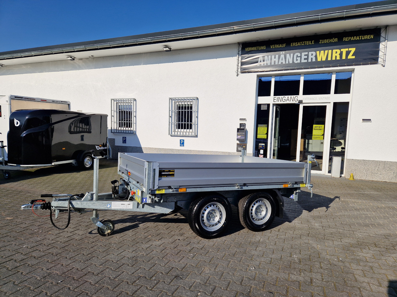 Kipper Anhänger Böckmann Kipper DK AL 2516/27 256x165x30cm Elektro + NHP Pendel (S) 2700kg: das Bild 10