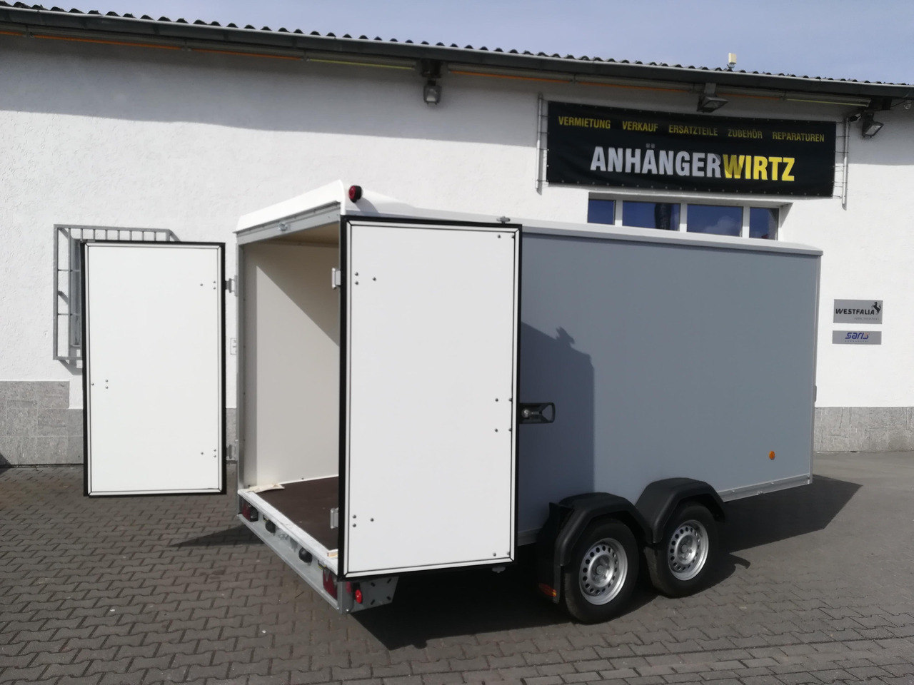 Böckmann Koffer KT 4018/27 M grau 400x185x182cm (XL) 2700kg - Koffer Anhänger: das Bild 2 Böckmann Koffer KT 4018/27 M grau 400x185x182cm (XL) 2700kg - Koffer Anhänger: das Bild 2