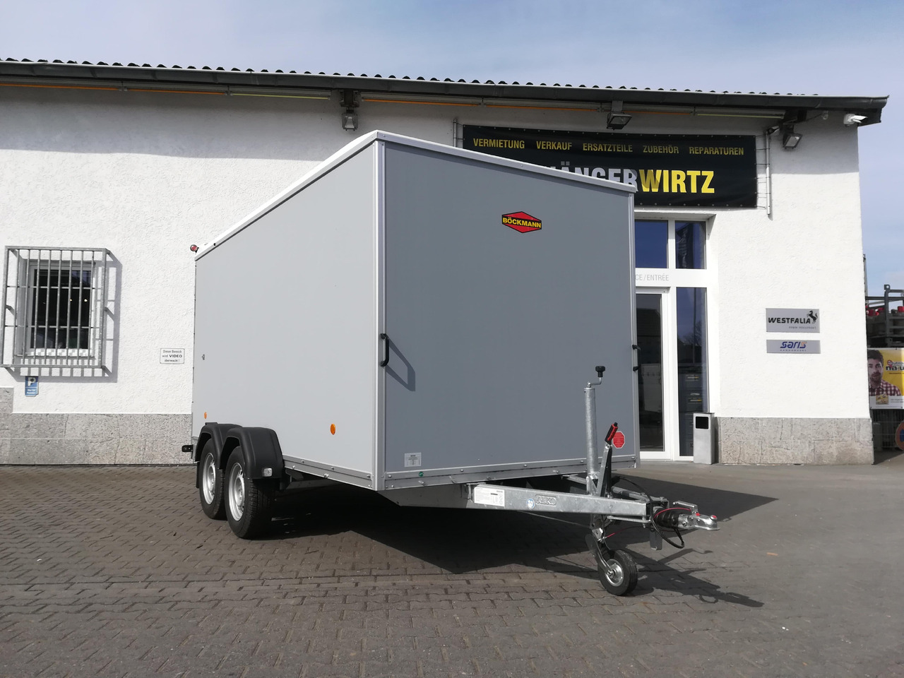 Böckmann Koffer KT 4018/27 M grau 400x185x182cm (XL) 2700kg - Koffer Anhänger: das Bild 3 Böckmann Koffer KT 4018/27 M grau 400x185x182cm (XL) 2700kg - Koffer Anhänger: das Bild 3
