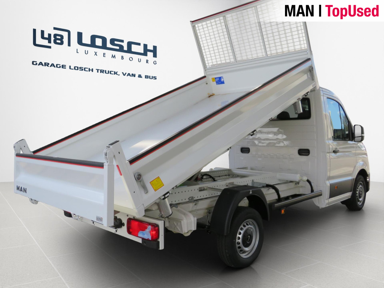 Kipper Transporter, Zustand - NEU MAN TGE 3.140 4X2F L3 SB EK JPM Dreiseitenkipper: das Bild 10