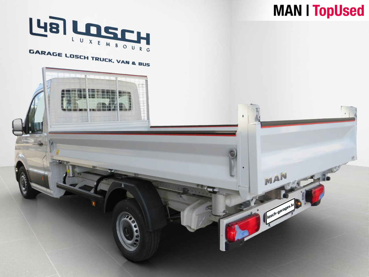 Kipper Transporter, Zustand - NEU MAN TGE 3.140 4X2F L3 SB EK JPM Dreiseitenkipper: das Bild 9