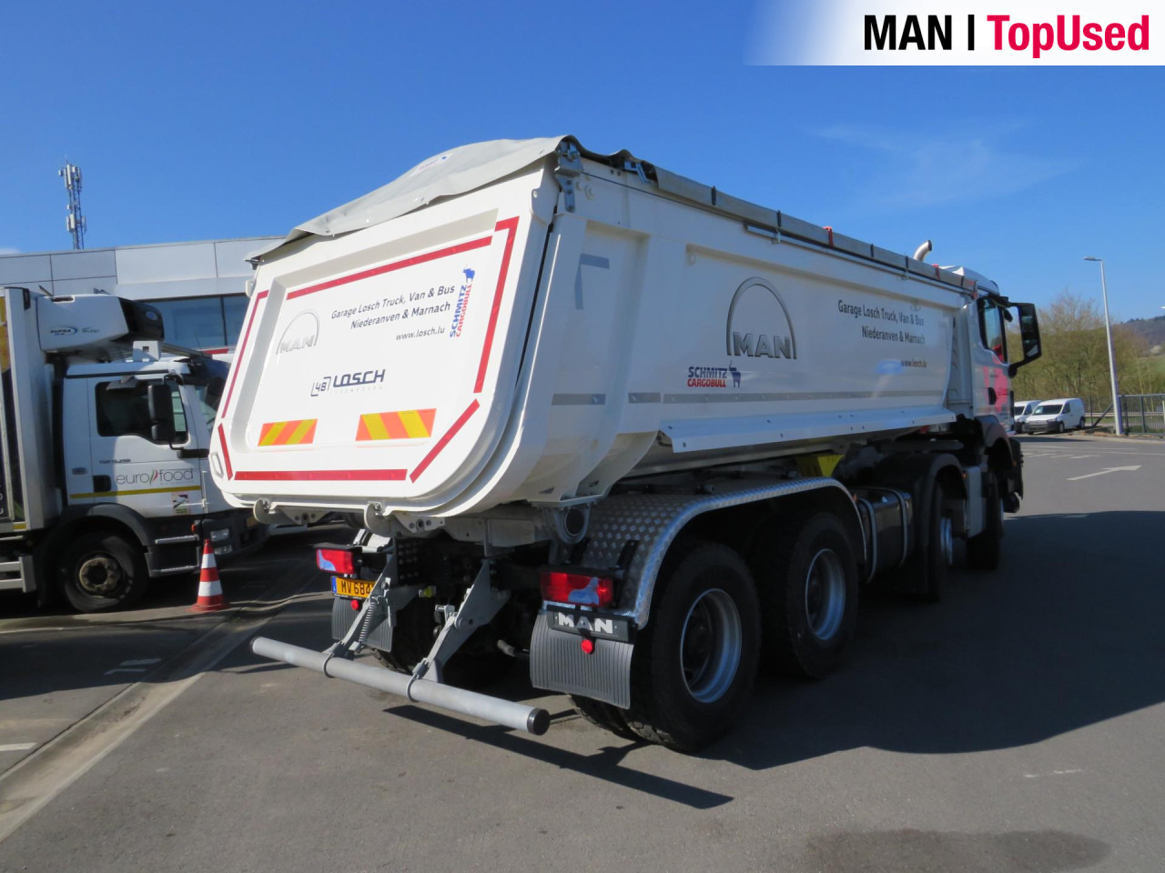 Kipper MAN TGS 41.480 8x4 BB CH Schmitz Muldenkipper Retarder: das Bild 13 Kipper MAN TGS 41.480 8x4 BB CH Schmitz Muldenkipper Retarder: das Bild 13