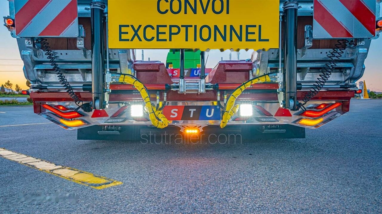 Tieflader Auflieger, Zustand - NEU STU 4 Axle Extendable Lowbed Trailer: das Bild 14