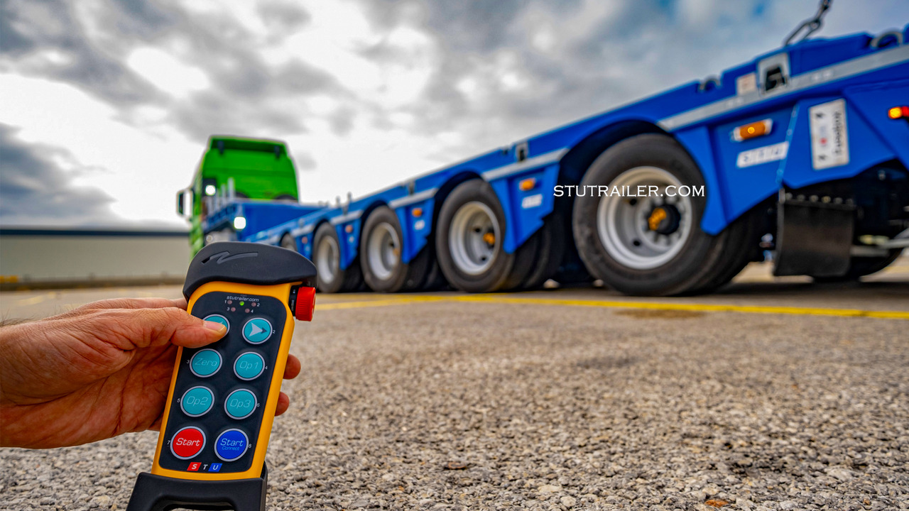 STU 5 Axle Hydraulic Steering Extendable Low Laoder - Tieflader Auflieger: das Bild 4 STU 5 Axle Hydraulic Steering Extendable Low Laoder - Tieflader Auflieger: das Bild 4