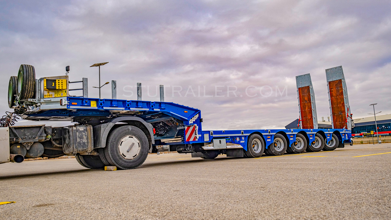 Tieflader Auflieger, Zustand - NEU STU 5 Axle Hydraulic Steering Extendable Low Laoder: das Bild 20 Tieflader Auflieger, Zustand - NEU STU 5 Axle Hydraulic Steering Extendable Low Laoder: das Bild 20