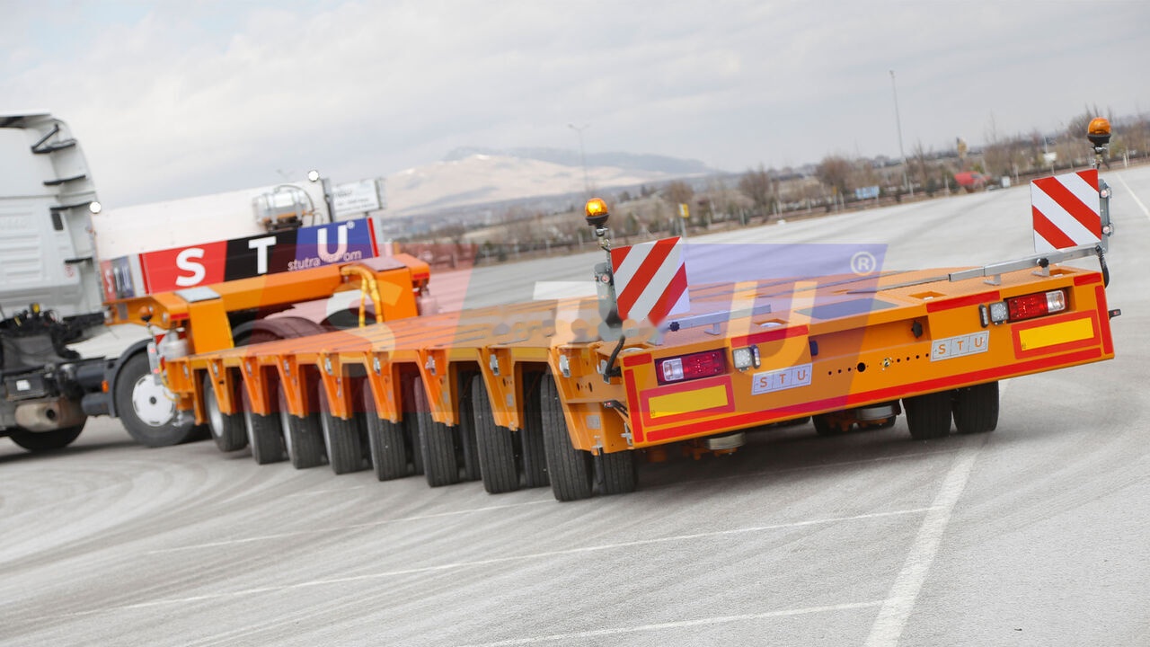 Tieflader Auflieger, Zustand - NEU STU 8 AXLE LOWBED- HYDRAULIC STEERING AXLES / 8 ESSİEUX SURBAISSES-E: das Bild 11