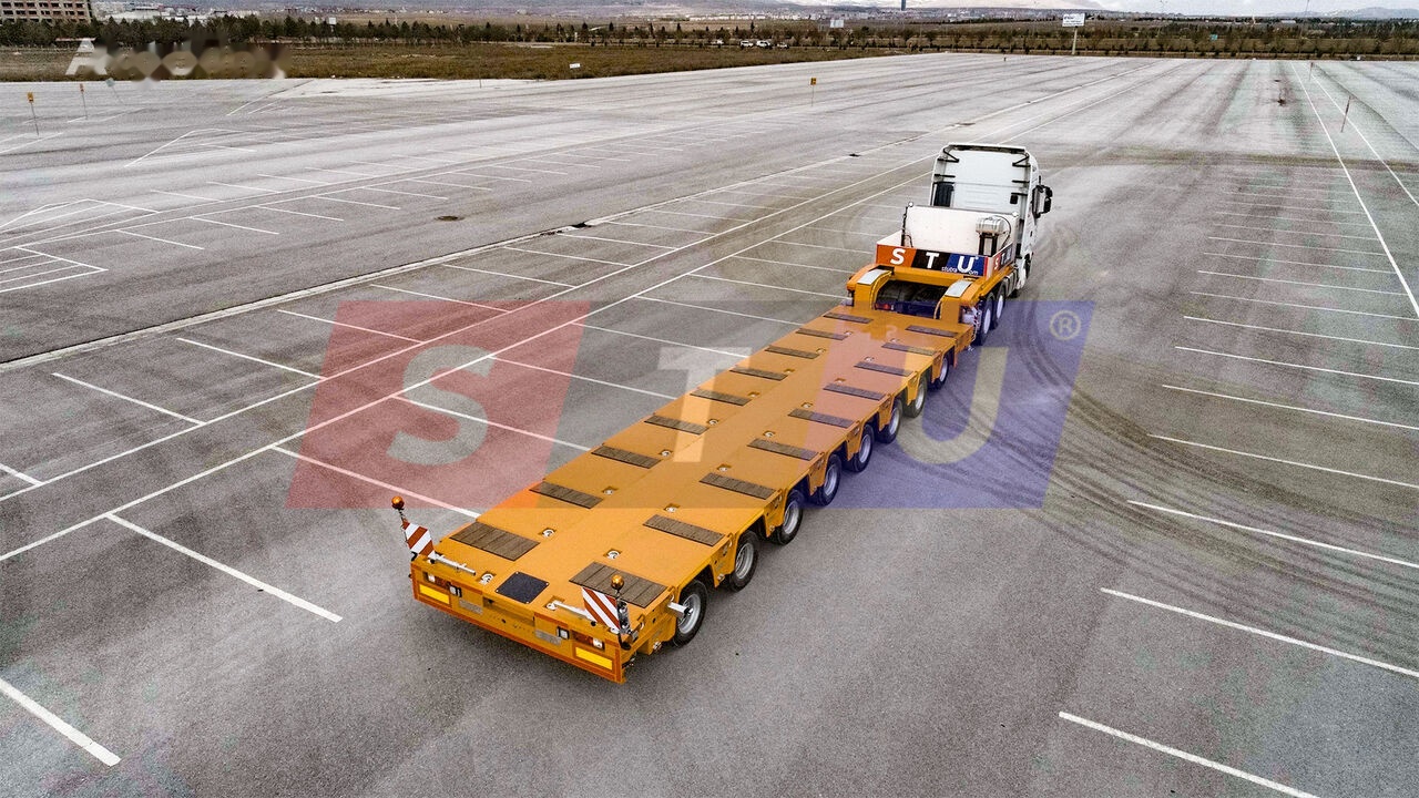 STU 8 AXLE LOWBED- HYDRAULIC STEERING AXLES / 8 ESSİEUX SURBAISSES-E - Tieflader Auflieger: das Bild 2 STU 8 AXLE LOWBED- HYDRAULIC STEERING AXLES / 8 ESSİEUX SURBAISSES-E - Tieflader Auflieger: das Bild 2