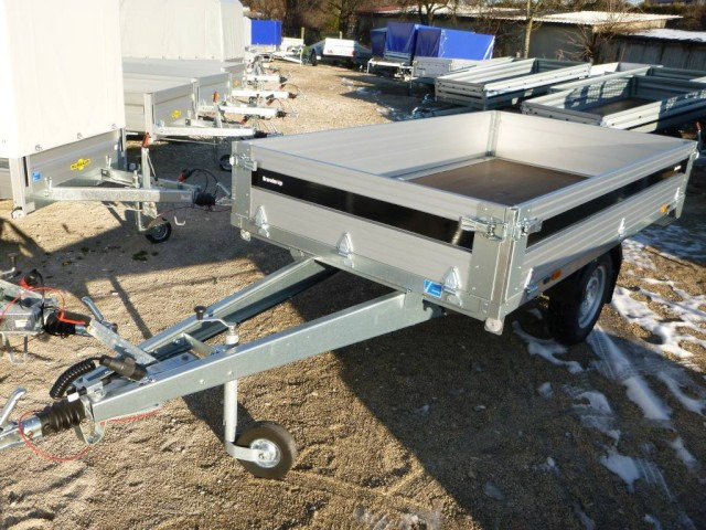 Brenderup 4260A B, Alu Hochlader 1,2 to., 2590 x 1430 x 350 mm - PKW Anhänger: das Bild 1 Brenderup 4260A B, Alu Hochlader 1,2 to., 2590 x 1430 x 350 mm - PKW Anhänger: das Bild 1