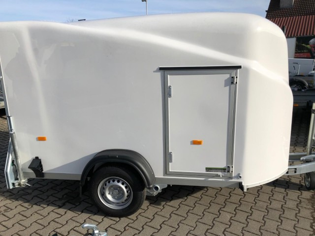 Cheval Liberte Debon Cargo 2 Poly + Türe weiß 1300 kg, 100 km/h, 300x155x168cm - Koffer Anhänger: das Bild 5 Cheval Liberte Debon Cargo 2 Poly + Türe weiß 1300 kg, 100 km/h, 300x155x168cm - Koffer Anhänger: das Bild 5