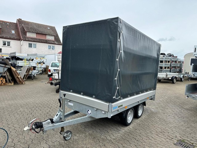 Hapert Azure H-2 Hochlader 3050 x 1600 x 300 mm, mit Plane 180 cm anthrazit ZG 2,0 to. - PKW Anhänger: das Bild 5 Hapert Azure H-2 Hochlader 3050 x 1600 x 300 mm, mit Plane 180 cm anthrazit ZG 2,0 to. - PKW Anhänger: das Bild 5