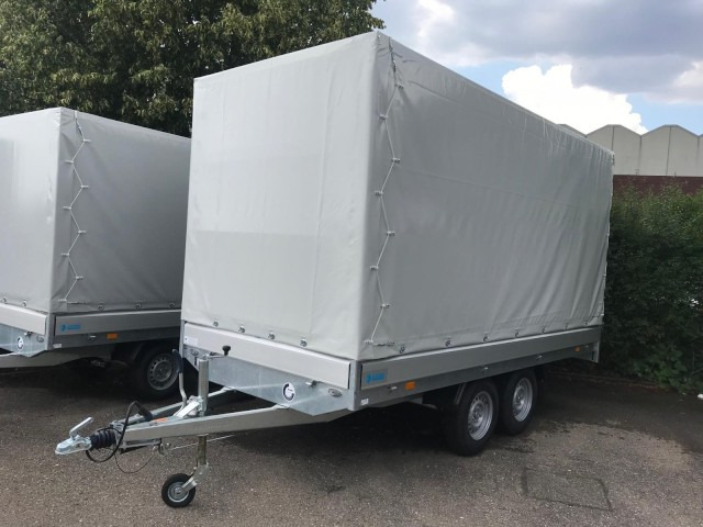 Hapert Azure H-2 Hochlader mit Hochplane 200 cm Lichte Höhe, mit Schiebeplane, 4050 x 1800 x 300 mm, ZG 2,7 to. - PKW Anhänger: das Bild 1 Hapert Azure H-2 Hochlader mit Hochplane 200 cm Lichte Höhe, mit Schiebeplane, 4050 x 1800 x 300 mm, ZG 2,7 to. - PKW Anhänger: das Bild 1