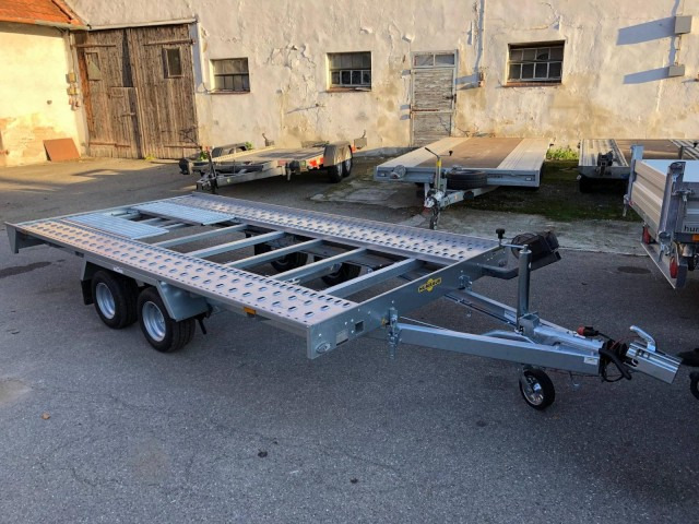 Humbaur Autotransportanhänger FTK 274020, 4000 x 2000 x 50 mm, 2,7 to. - Autotransporter Anhänger: das Bild 1 Humbaur Autotransportanhänger FTK 274020, 4000 x 2000 x 50 mm, 2,7 to. - Autotransporter Anhänger: das Bild 1