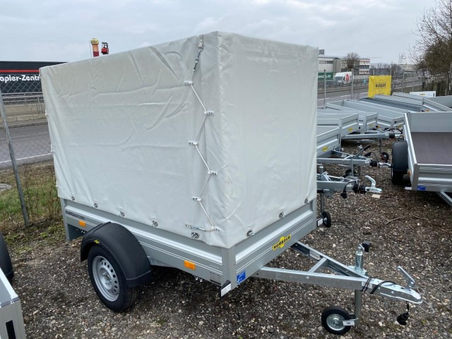 Humbaur HA 752111 ohne KV, mit Hochplane 140 cm, 750 kg, 2050 x 1100 x 350 mm - PKW Anhänger: das Bild 1 Humbaur HA 752111 ohne KV, mit Hochplane 140 cm, 750 kg, 2050 x 1100 x 350 mm - PKW Anhänger: das Bild 1
